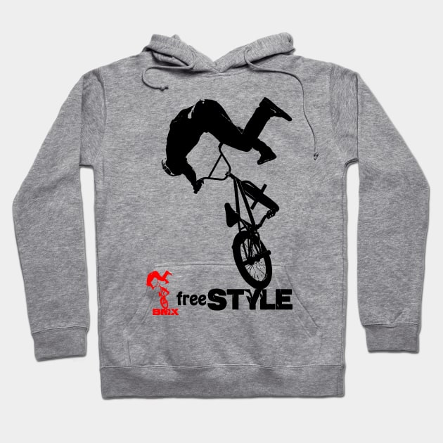 bmx silhouette Hoodie by hottehue